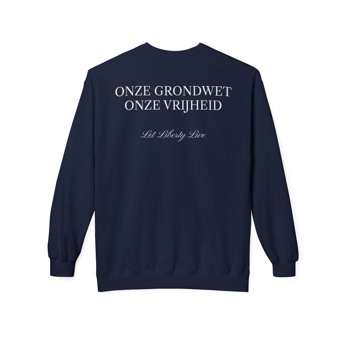 Crewneck Grondrecht = vrijheid - organic